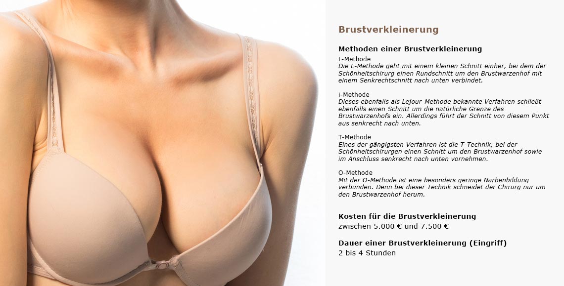 Informationen zur Brustverkleinerung